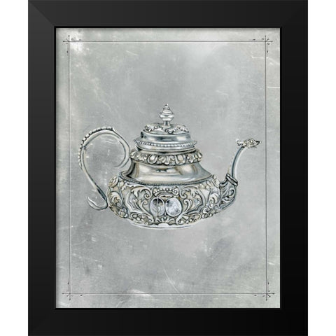 English Silver III Black Modern Wood Framed Art Print by McCavitt, Naomi