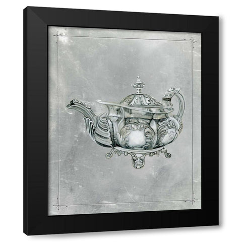 English Silver IV Black Modern Wood Framed Art Print by McCavitt, Naomi