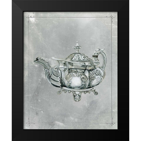 English Silver IV Black Modern Wood Framed Art Print by McCavitt, Naomi
