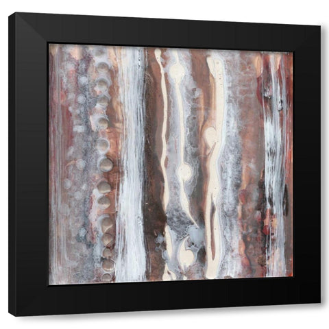 Surface Study I Black Modern Wood Framed Art Print by Stramel, Renee W.