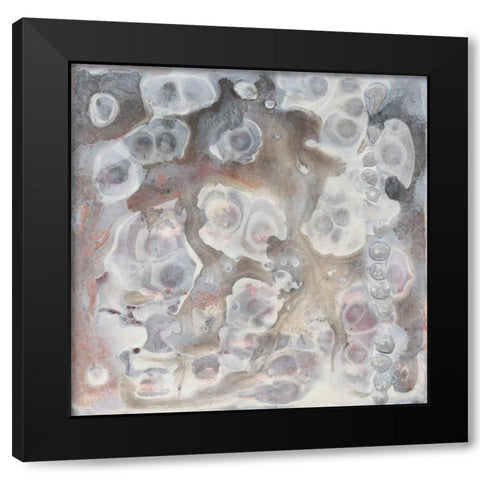 Surface Study IV Black Modern Wood Framed Art Print with Double Matting by Stramel, Renee W.