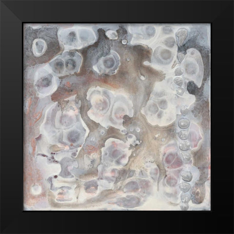Surface Study IV Black Modern Wood Framed Art Print by Stramel, Renee W.