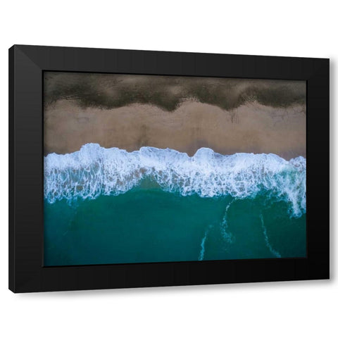 Hawaii View II Black Modern Wood Framed Art Print by Mead, Adam
