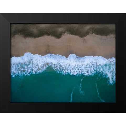 Hawaii View II Black Modern Wood Framed Art Print by Mead, Adam