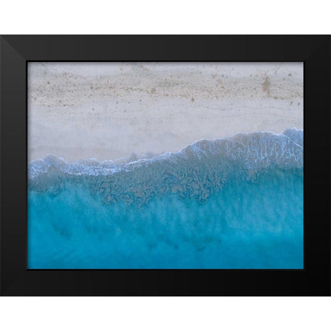 Hawaii View III Black Modern Wood Framed Art Print by Mead, Adam