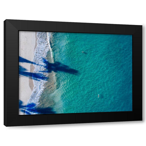 Hawaii View VII Black Modern Wood Framed Art Print by Mead, Adam