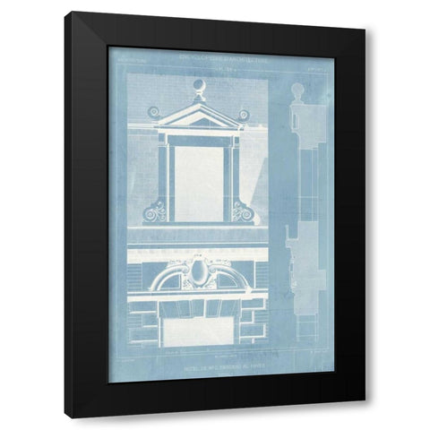 Details of French Architecture III Black Modern Wood Framed Art Print by Vision Studio