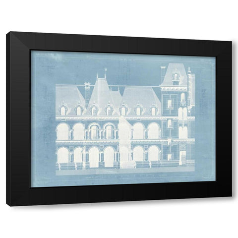 Architecture Francaise I Black Modern Wood Framed Art Print by Vision Studio
