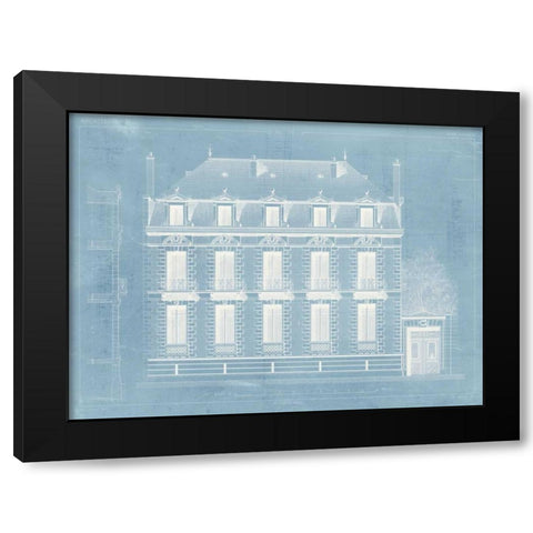 Architecture Francaise II Black Modern Wood Framed Art Print by Vision Studio