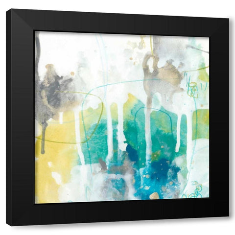 Aquatic Atmosphere III Black Modern Wood Framed Art Print by Vess, June Erica