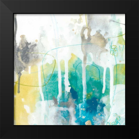 Aquatic Atmosphere III Black Modern Wood Framed Art Print by Vess, June Erica