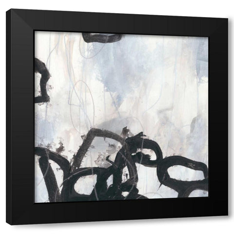Causal Gesture IV Black Modern Wood Framed Art Print by Vess, June Erica