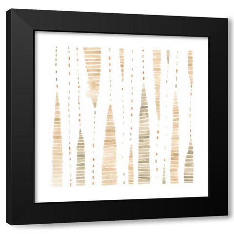 Mombasa Memories I Black Modern Wood Framed Art Print with Double Matting by Vess, June Erica