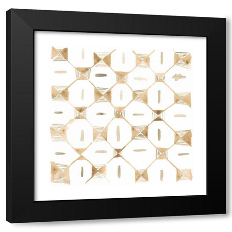 Mombasa Memories II Black Modern Wood Framed Art Print by Vess, June Erica
