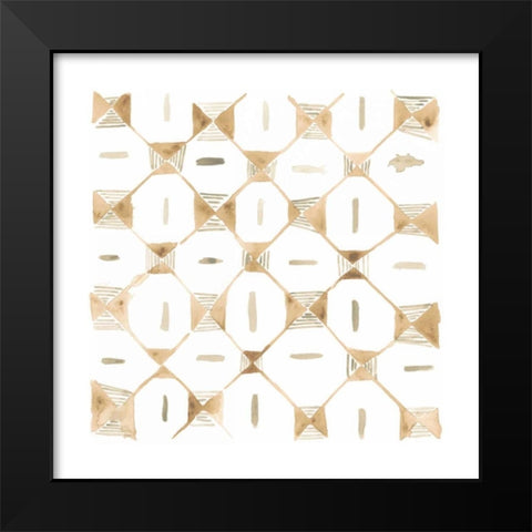 Mombasa Memories II Black Modern Wood Framed Art Print by Vess, June Erica