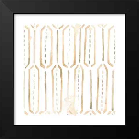 Mombasa Memories III Black Modern Wood Framed Art Print by Vess, June Erica