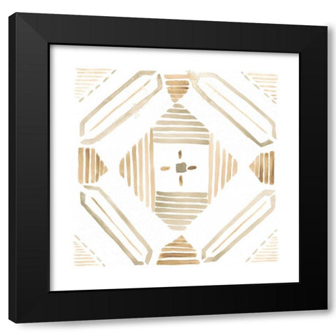 Mombasa Memories V Black Modern Wood Framed Art Print by Vess, June Erica