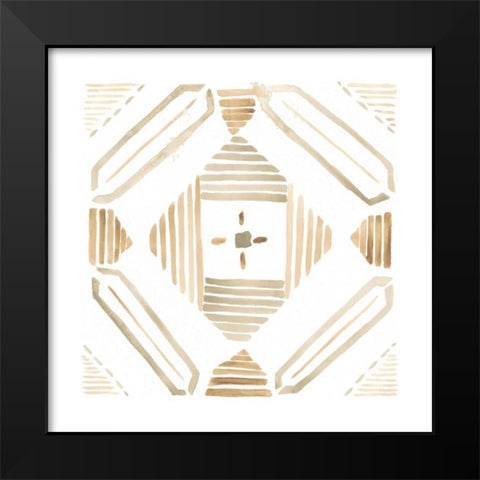Mombasa Memories V Black Modern Wood Framed Art Print by Vess, June Erica