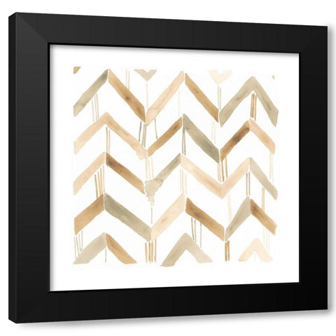 Mombasa Memories VII Black Modern Wood Framed Art Print with Double Matting by Vess, June Erica