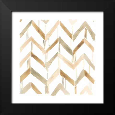 Mombasa Memories VII Black Modern Wood Framed Art Print by Vess, June Erica