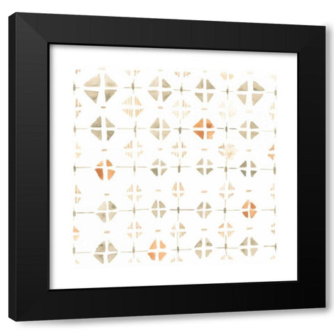 Mombasa Memories VIII Black Modern Wood Framed Art Print by Vess, June Erica