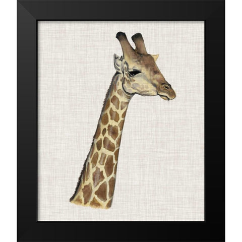 Savanna Impressions II Black Modern Wood Framed Art Print by McCavitt, Naomi