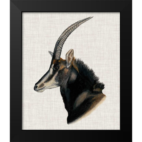 Savanna Impressions III Black Modern Wood Framed Art Print by McCavitt, Naomi