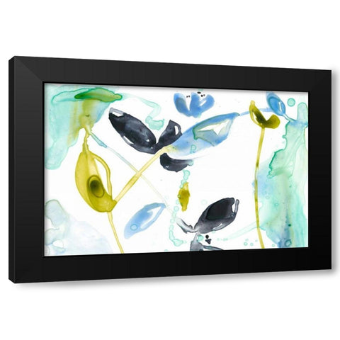 Hanging Garden I Black Modern Wood Framed Art Print with Double Matting by Goldberger, Jennifer