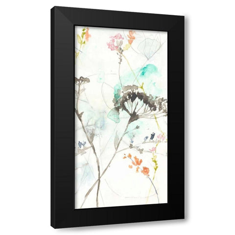 Wildflower Breath II Black Modern Wood Framed Art Print by Goldberger, Jennifer