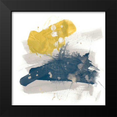 Bitte II Black Modern Wood Framed Art Print by Vess, June Erica