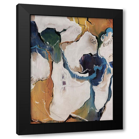 Boardwalk Black Modern Wood Framed Art Print by Edmunds, Sydney