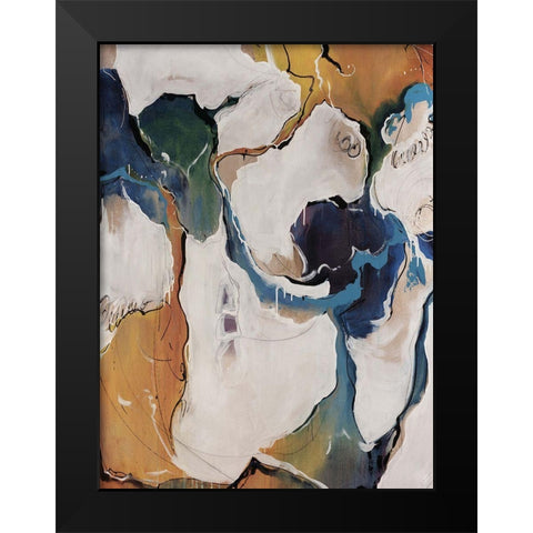 Boardwalk Black Modern Wood Framed Art Print by Edmunds, Sydney