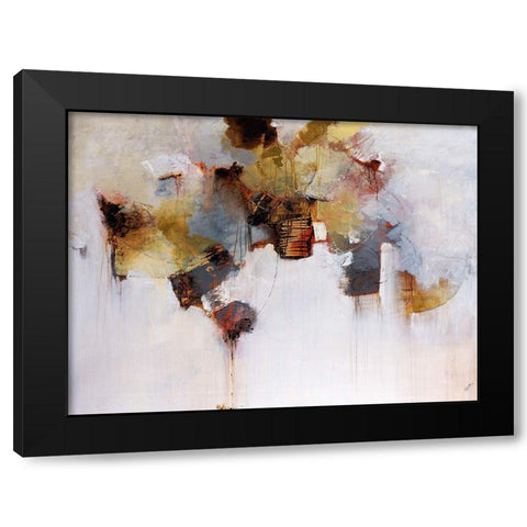Earthenware Black Modern Wood Framed Art Print with Double Matting by Taylor, Kari