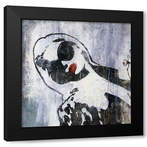 Hollywood Swingin Black Modern Wood Framed Art Print by Rabo, Clayton