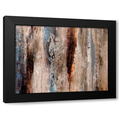 Sediment Rocks Black Modern Wood Framed Art Print by Henry, Alexys