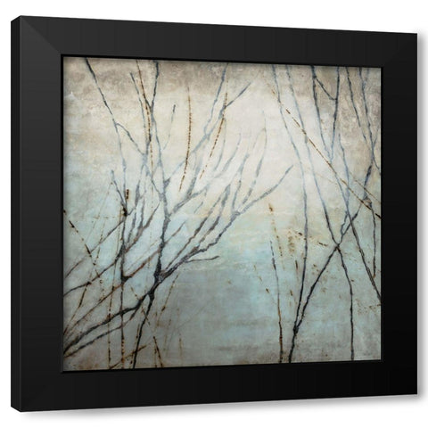 Winter Song Black Modern Wood Framed Art Print by Taylor, Kari