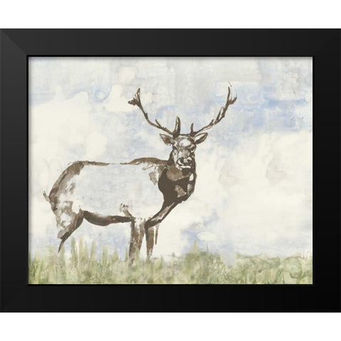 Wild Call II Black Modern Wood Framed Art Print by Goldberger, Jennifer
