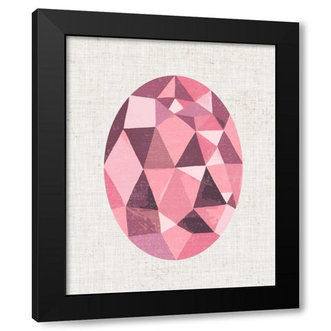 Bijou IV Black Modern Wood Framed Art Print by Zarris, Chariklia