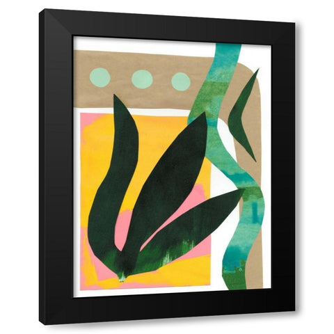 South Beach I Black Modern Wood Framed Art Print by Stramel, Renee W.
