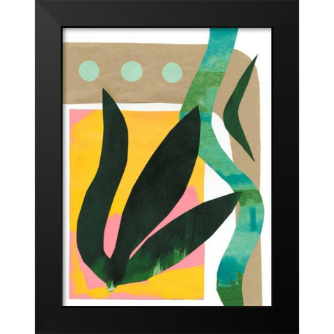 South Beach I Black Modern Wood Framed Art Print by Stramel, Renee W.