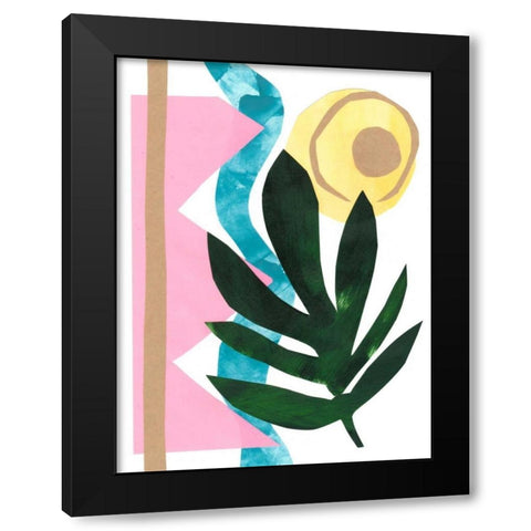 South Beach III Black Modern Wood Framed Art Print by Stramel, Renee W.