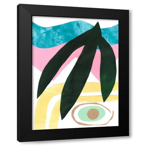 South Beach IV Black Modern Wood Framed Art Print by Stramel, Renee W.