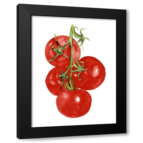 Watercolor Veggie IV Black Modern Wood Framed Art Print by McCavitt, Naomi