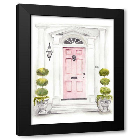 Warm Welcome I Black Modern Wood Framed Art Print by McCavitt, Naomi