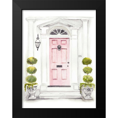 Warm Welcome I Black Modern Wood Framed Art Print by McCavitt, Naomi