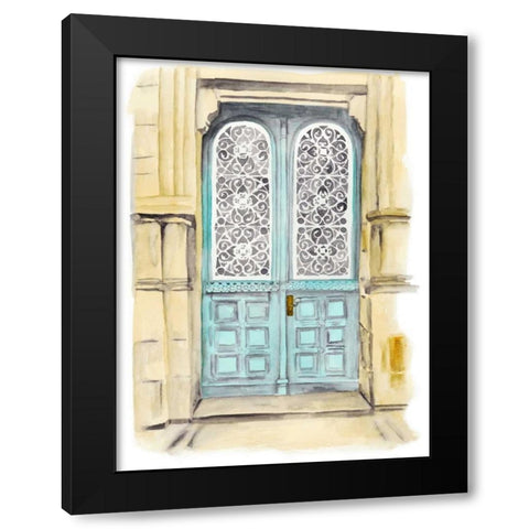 Warm Welcome II Black Modern Wood Framed Art Print by McCavitt, Naomi