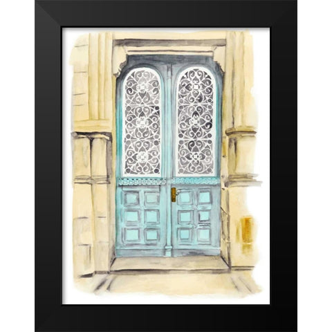 Warm Welcome II Black Modern Wood Framed Art Print by McCavitt, Naomi