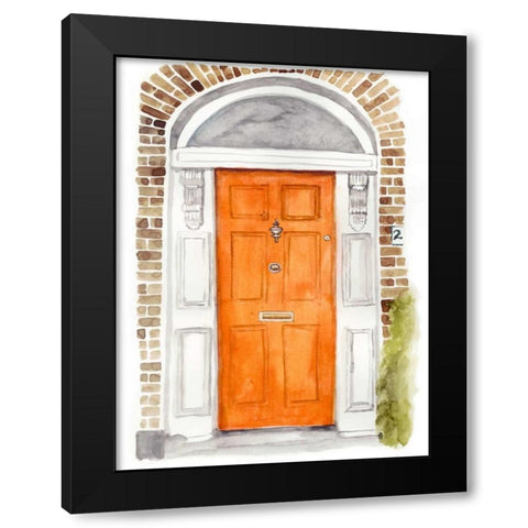 Warm Welcome III Black Modern Wood Framed Art Print by McCavitt, Naomi