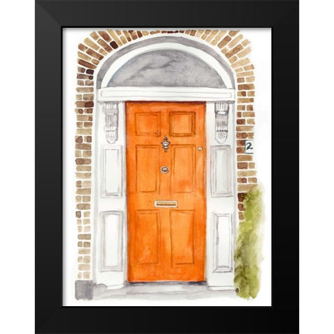 Warm Welcome III Black Modern Wood Framed Art Print by McCavitt, Naomi