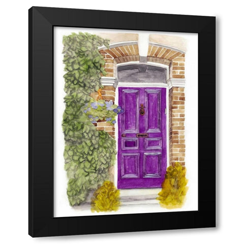 Warm Welcome IV Black Modern Wood Framed Art Print by McCavitt, Naomi